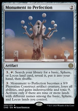 Monument to Perfection (Promo Pack) [Phyrexia: All Will Be One Promos] | Jack's On Queen