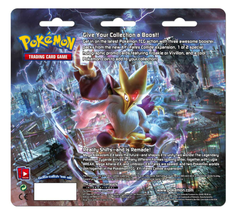 XY: Fates Collide - 3-Pack Blister (Froakie) | Jack's On Queen