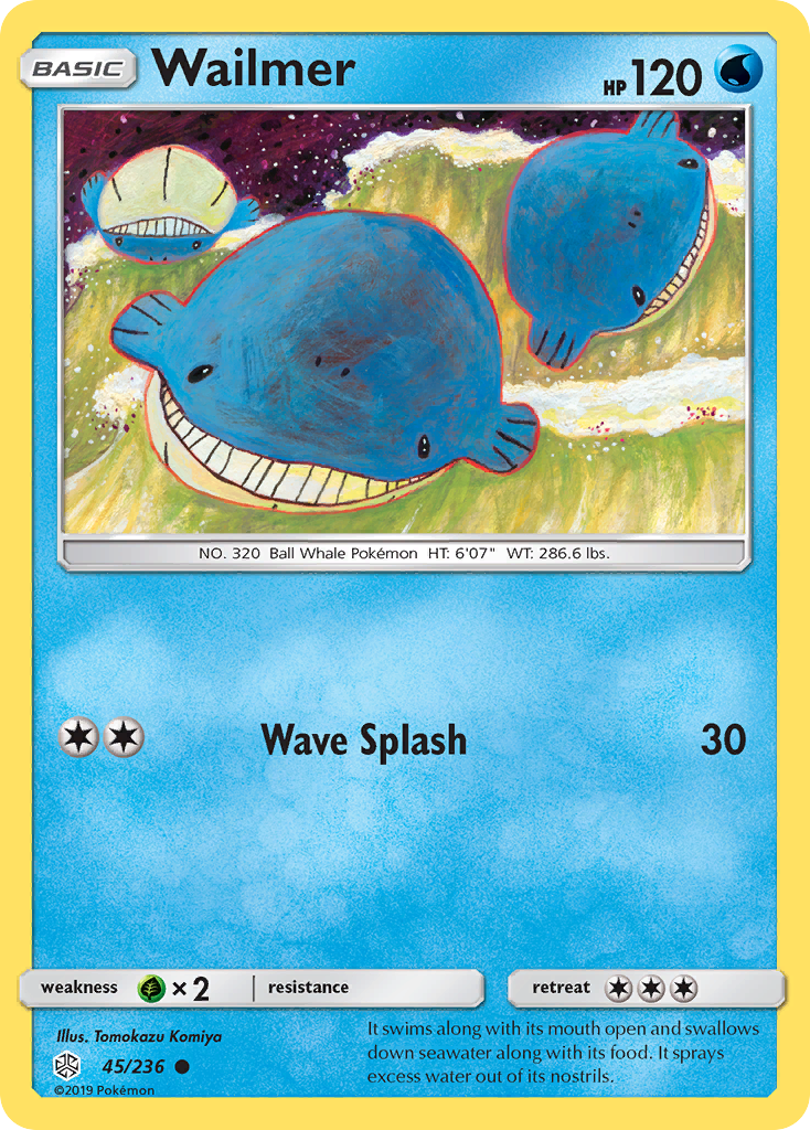 Wailmer (45/236) [Sun & Moon: Cosmic Eclipse] | Jack's On Queen