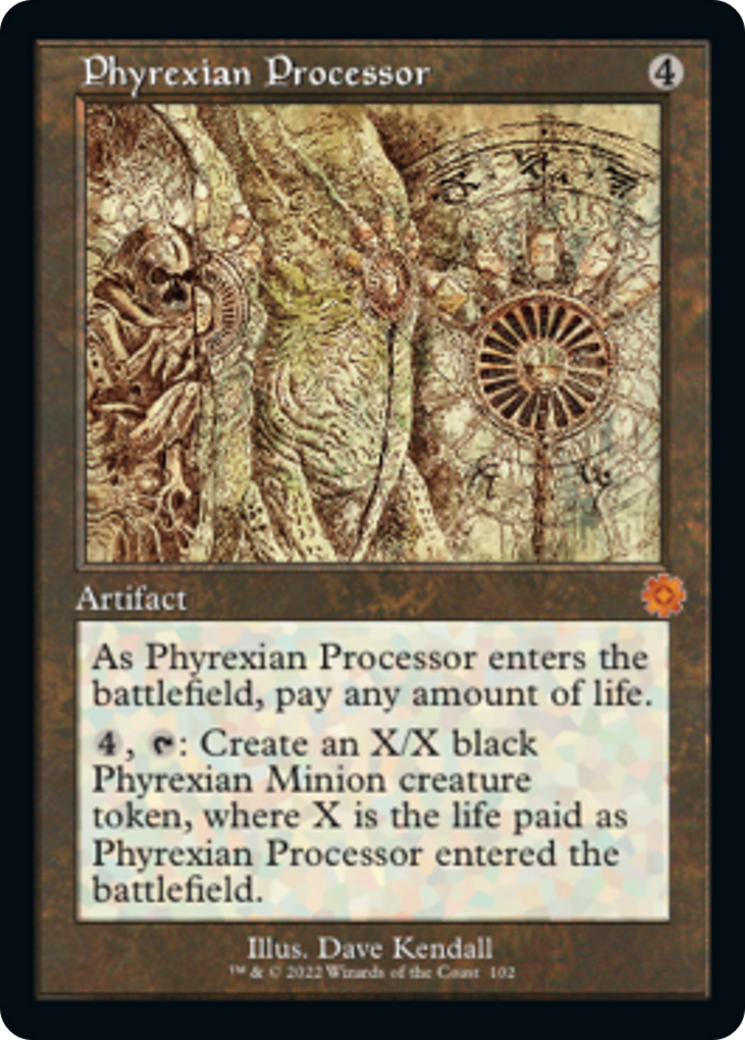 Phyrexian Processor (Retro Schematic) [The Brothers' War Retro Artifacts] | Jack's On Queen