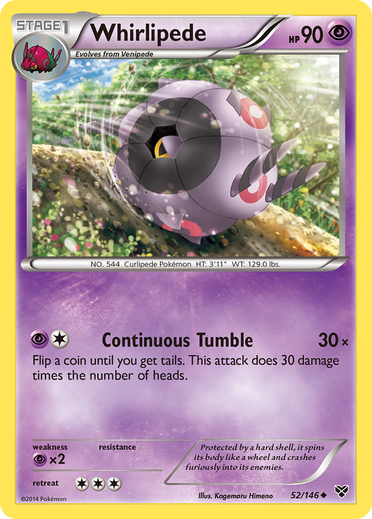 Whirlipede (52/146) [XY: Base Set] | Jack's On Queen