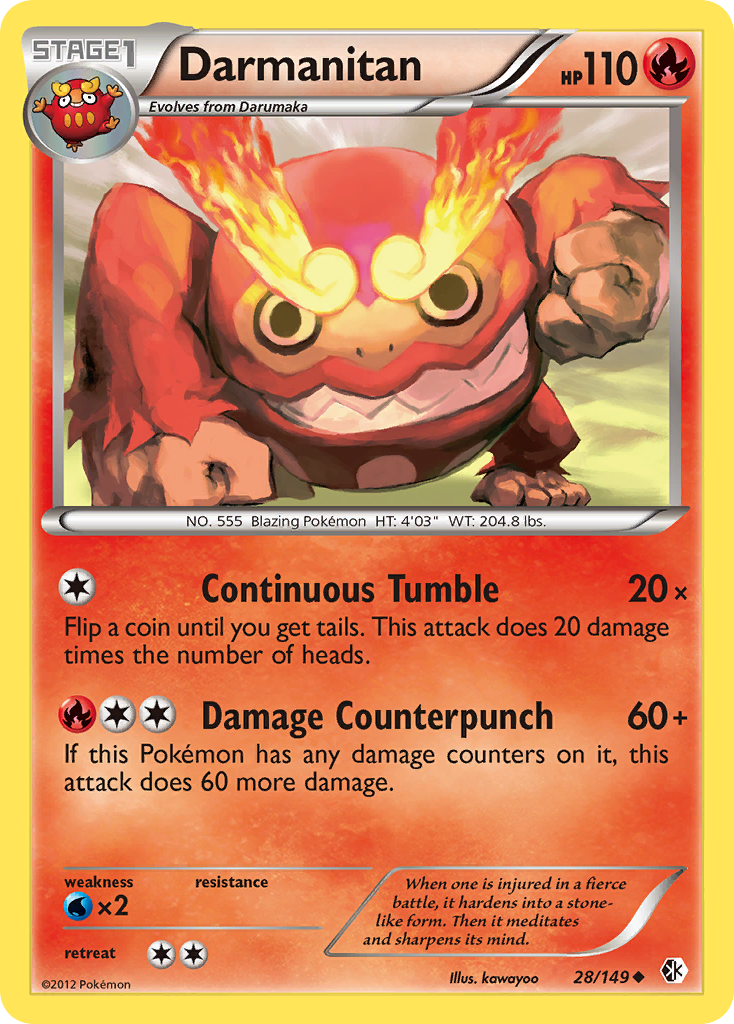 Darmanitan (28/149) [Black & White: Boundaries Crossed] | Jack's On Queen