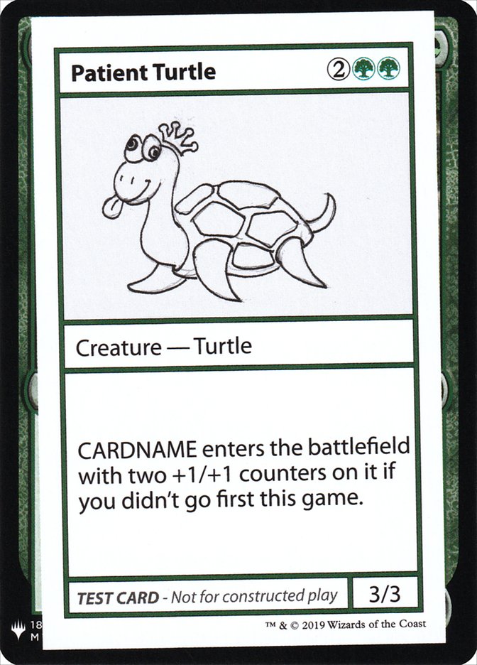 Patient Turtle [Mystery Booster Playtest Cards] | Jack's On Queen