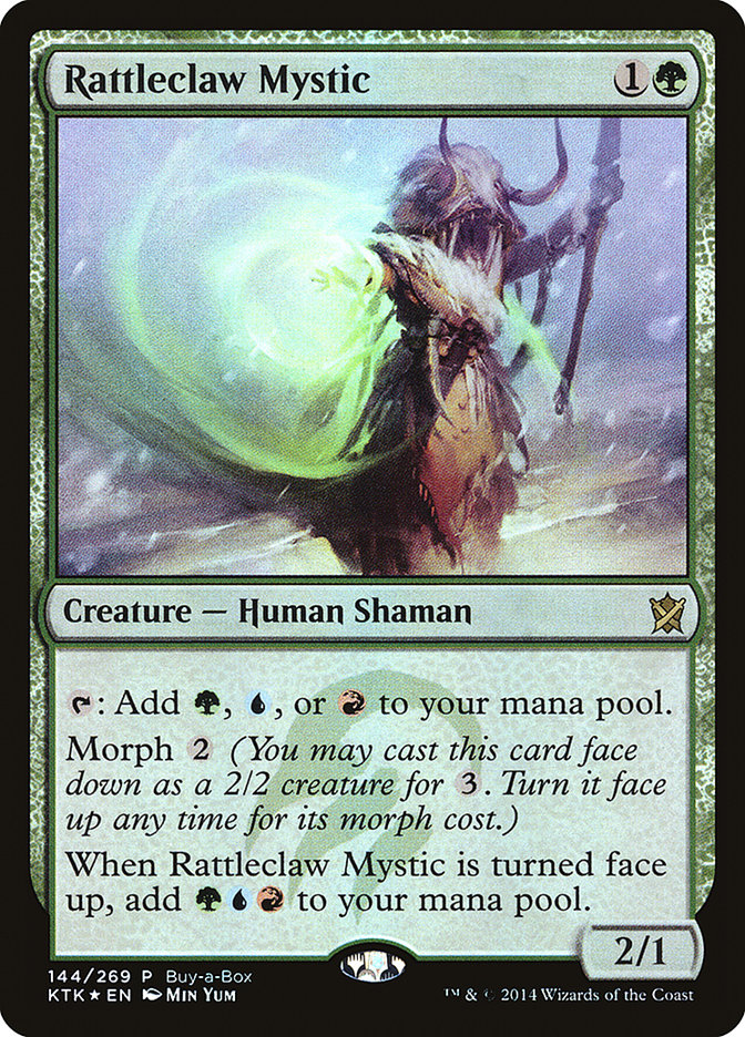 Rattleclaw Mystic (Buy-A-Box) [Khans of Tarkir Promos] | Jack's On Queen