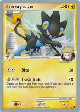 Luxray GL LV.48 (9/111) (Crowned Tiger - Tsubasa Nakamura) [World Championships 2009] | Jack's On Queen