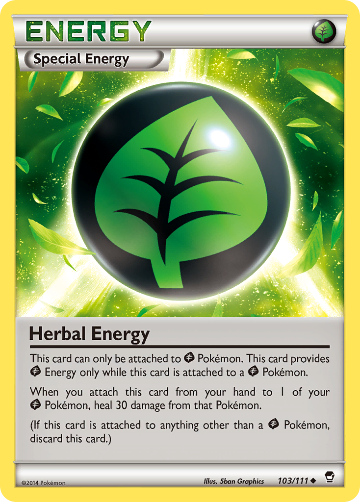 Herbal Energy (103/111) [XY: Furious Fists] | Jack's On Queen