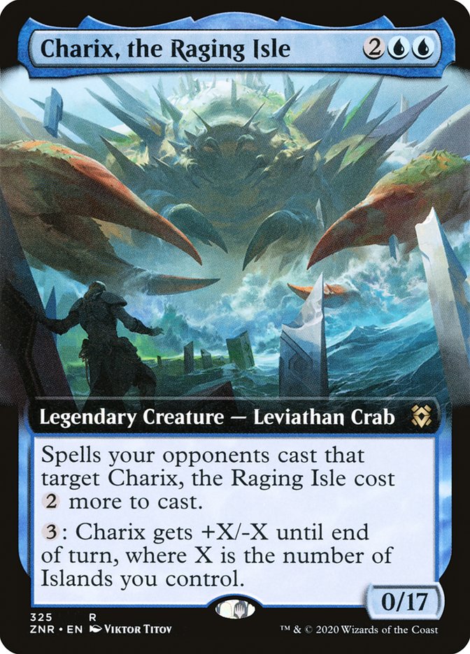 Charix, the Raging Isle (Extended Art) [Zendikar Rising] | Jack's On Queen