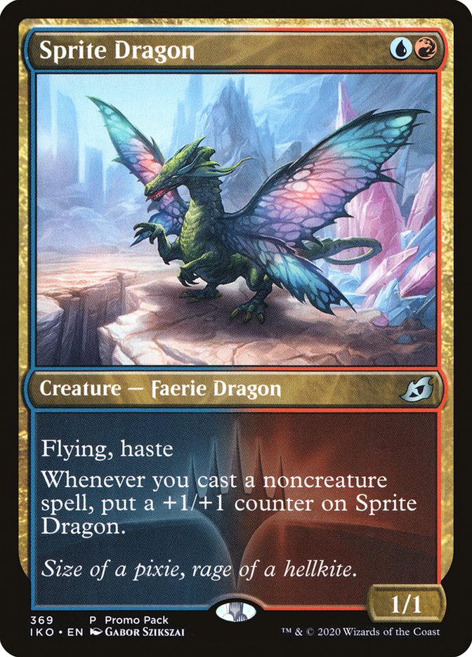 Sprite Dragon (Promo Pack) [Ikoria: Lair of Behemoths Promos] | Jack's On Queen