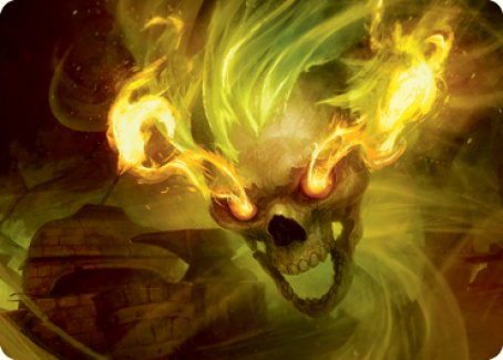 Flameskull Art Card [Dungeons & Dragons: Adventures in the Forgotten Realms Art Series] | Jack's On Queen