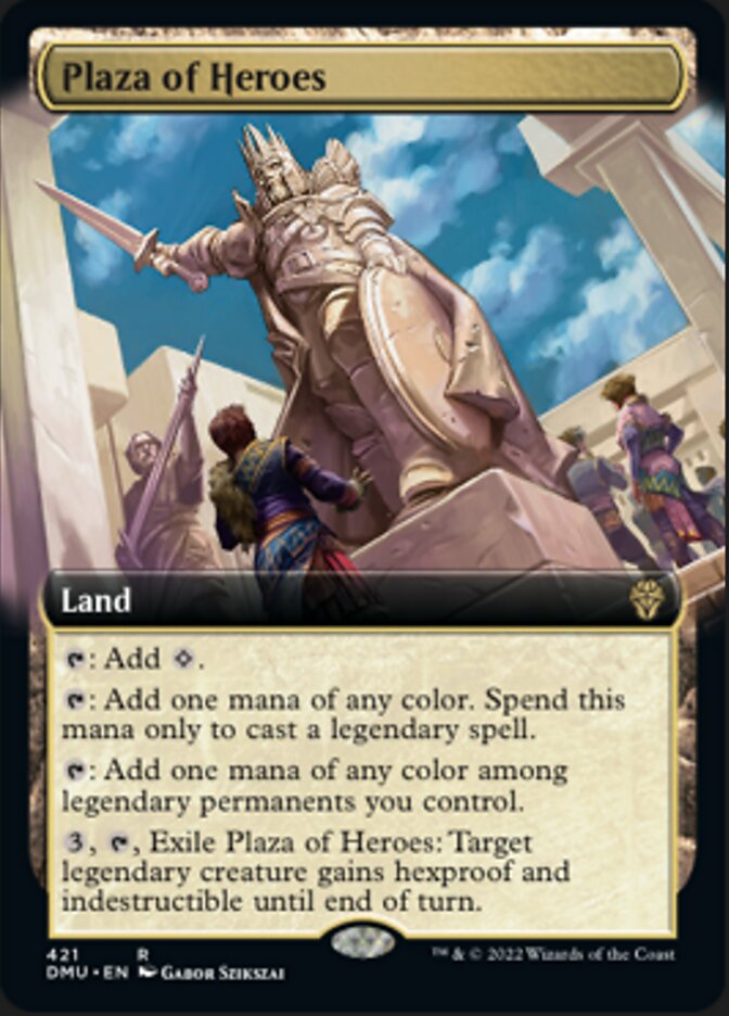Plaza of Heroes (Extended Art) [Dominaria United] | Jack's On Queen