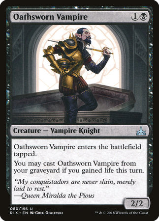 Oathsworn Vampire [Rivals of Ixalan] | Jack's On Queen