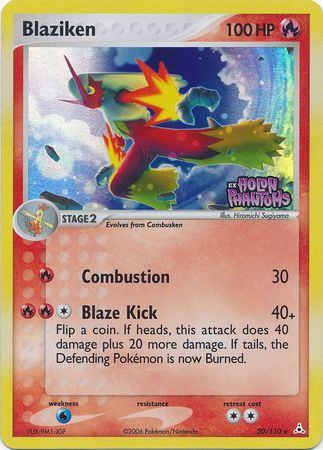 Blaziken (20/110) (Stamped) [EX: Holon Phantoms] | Jack's On Queen