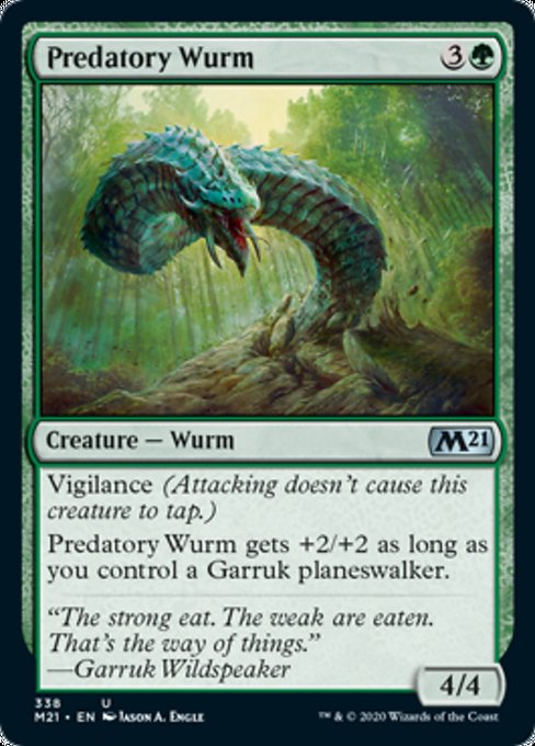 Predatory Wurm [Core Set 2021] | Jack's On Queen