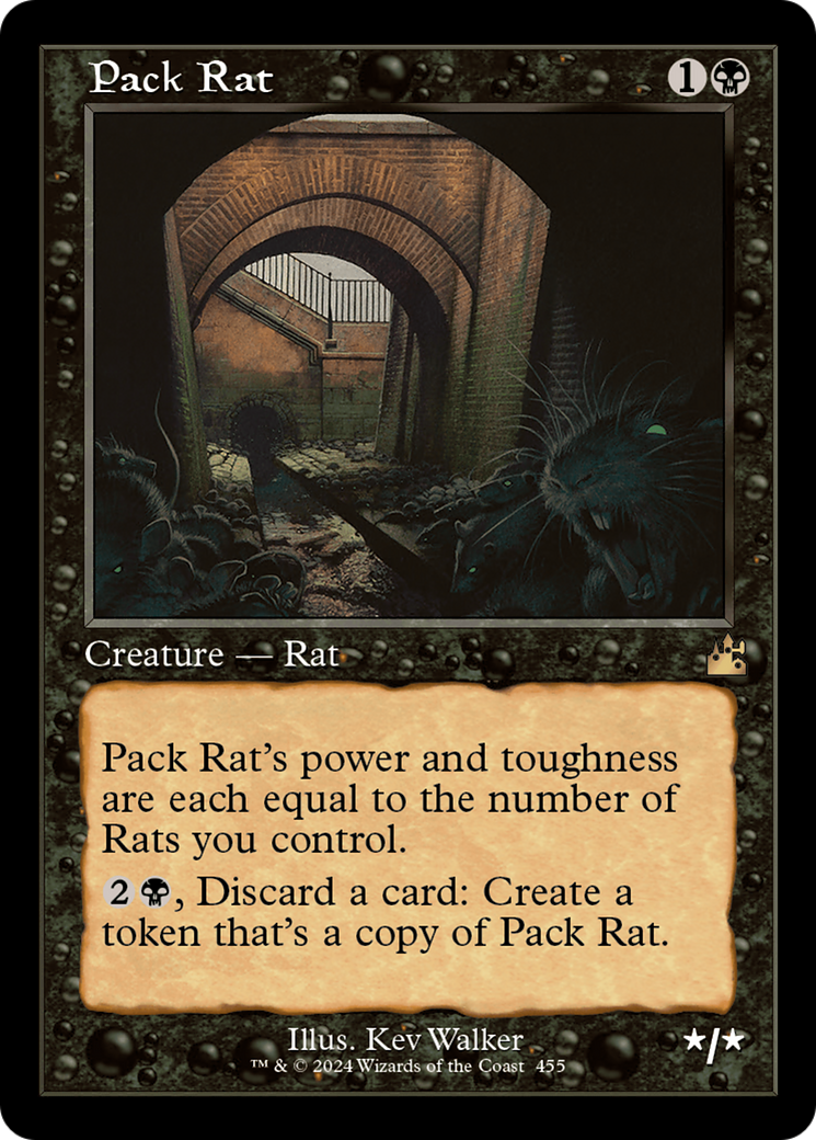 Pack Rat (Retro Frame) [Ravnica Remastered] | Jack's On Queen