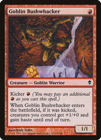 Goblin Bushwhacker [Zendikar] | Jack's On Queen