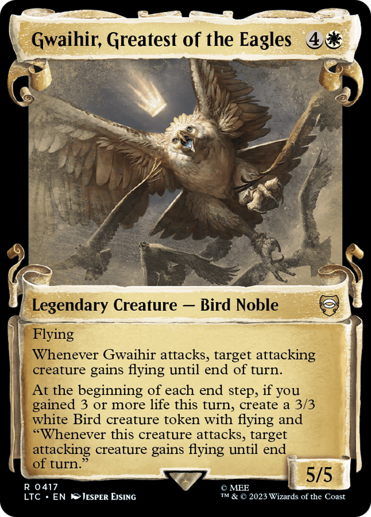 Gwaihir, Greatest of the Eagles [The Lord of the Rings: Tales of Middle-Earth Commander Showcase Scrolls] | Jack's On Queen