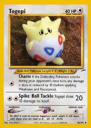 Togepi (56/105) [Neo Destiny Unlimited] | Jack's On Queen