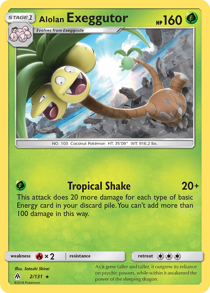 Alolan Exeggutor (2/131) [Sun & Moon: Forbidden Light] | Jack's On Queen