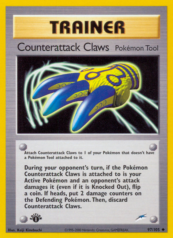 Counterattack Claws (97/105) [Neo Destiny 1st Edition] | Jack's On Queen