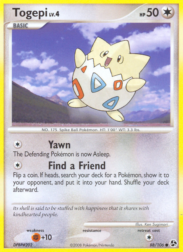 Togepi (88/106) [Diamond & Pearl: Great Encounters] | Jack's On Queen