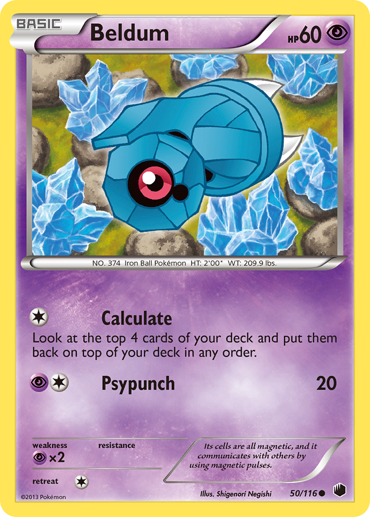 Beldum (50/116) [Black & White: Plasma Freeze] | Jack's On Queen