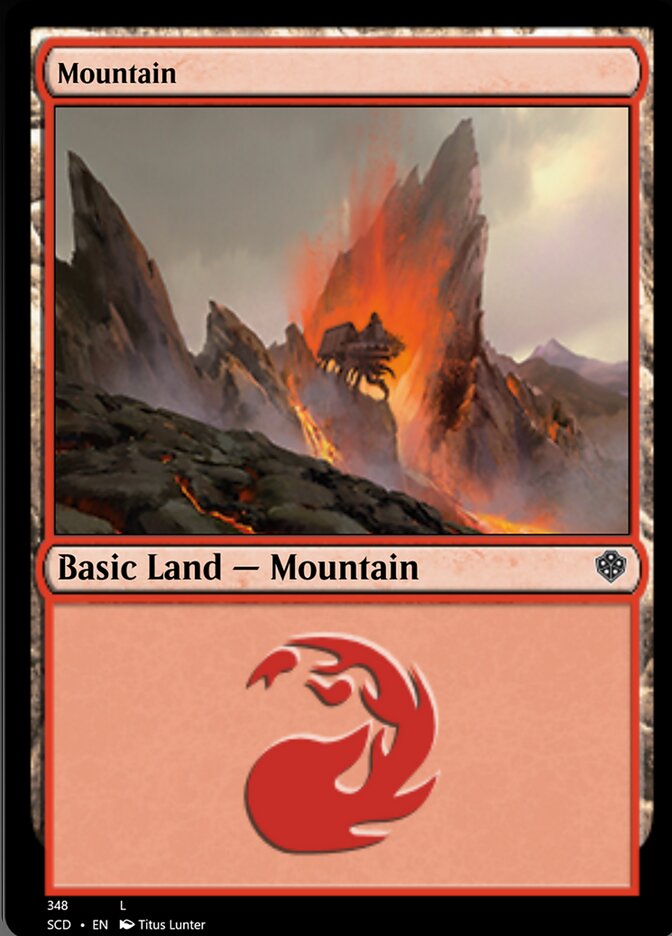 Mountain (348) [Starter Commander Decks] | Jack's On Queen