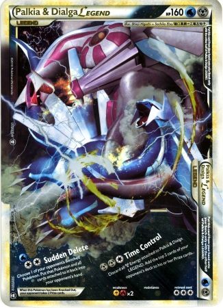 Palkia & Dialga LEGEND (101/102) (Jumbo Card) [HeartGold & SoulSilver: Triumphant] | Jack's On Queen