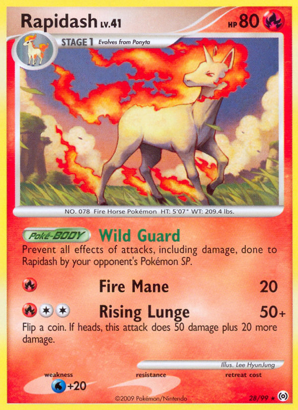 Rapidash (28/99) [Platinum: Arceus] | Jack's On Queen