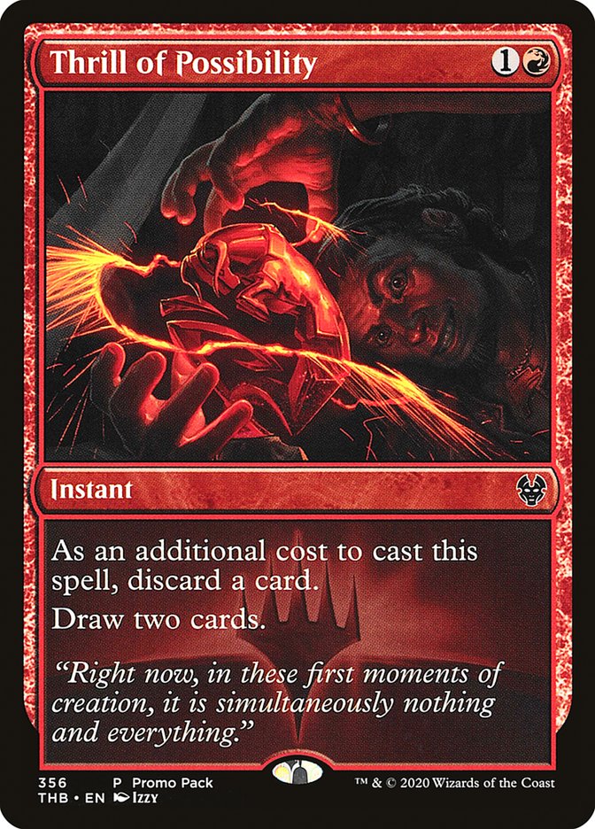 Thrill of Possibility (Promo Pack) [Theros Beyond Death Promos] | Jack's On Queen