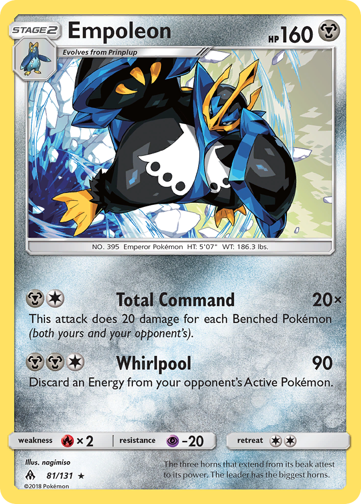 Empoleon (81/131) [Sun & Moon: Forbidden Light] | Jack's On Queen