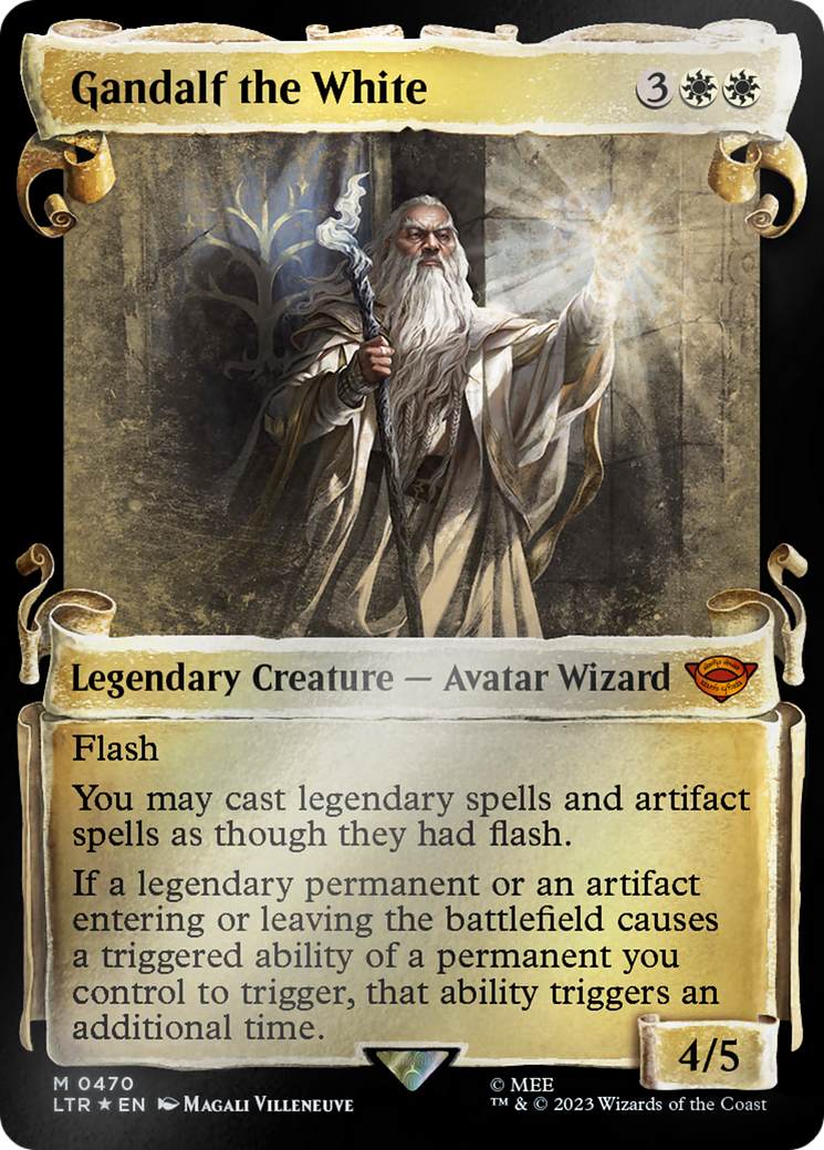 Gandalf the White [The Lord of the Rings: Tales of Middle-Earth Showcase Scrolls] | Jack's On Queen