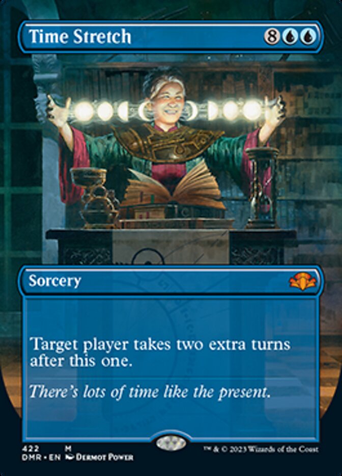 Time Stretch (Borderless Alternate Art) [Dominaria Remastered] | Jack's On Queen