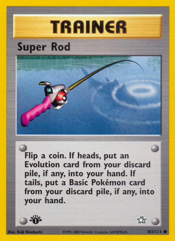 Super Rod (103/111) [Neo Genesis 1st Edition] | Jack's On Queen