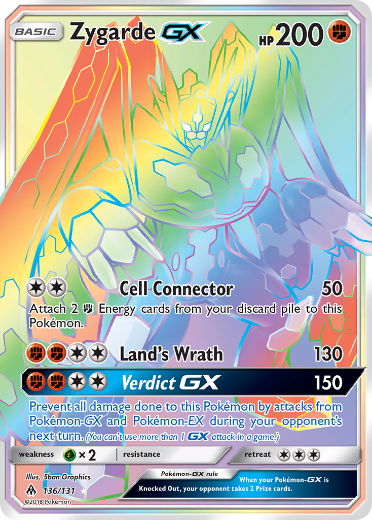 Zygarde GX (136/131) [Sun & Moon: Forbidden Light] | Jack's On Queen