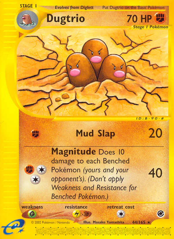 Dugtrio (44/165) [Expedition: Base Set] | Jack's On Queen