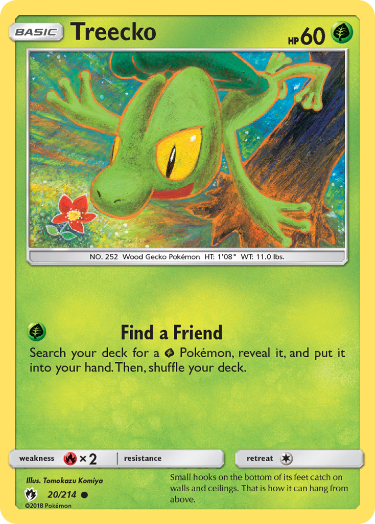 Treecko (20/214) [Sun & Moon: Lost Thunder] | Jack's On Queen