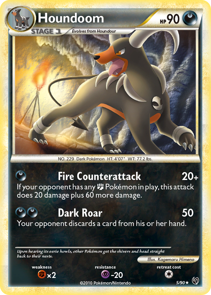 Houndoom (5/90) [HeartGold & SoulSilver: Undaunted] | Jack's On Queen