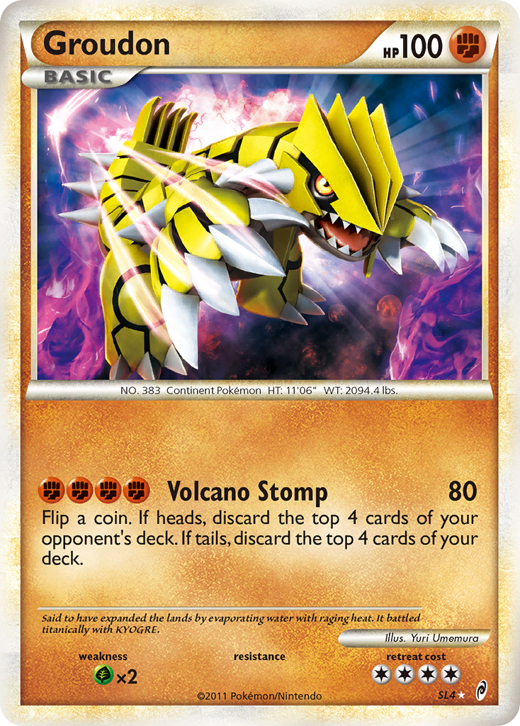 Groudon (SL4) [HeartGold & SoulSilver: Call of Legends] | Jack's On Queen