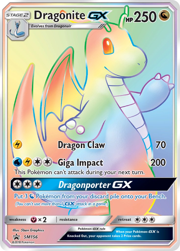 Dragonite GX (SM156) [Sun & Moon: Black Star Promos] | Jack's On Queen