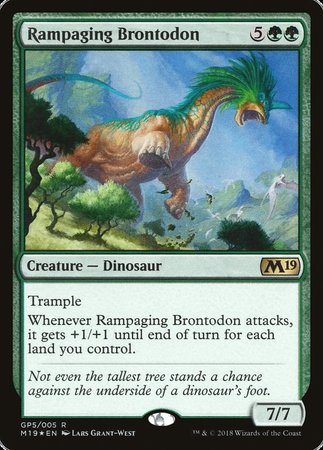 Rampaging Brontodon (2018 Gift Pack) [M19 Gift Pack] | Jack's On Queen