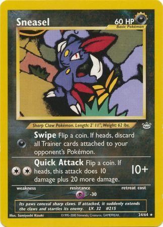 Sneasel (24/64) [Neo Revelation Unlimited] | Jack's On Queen