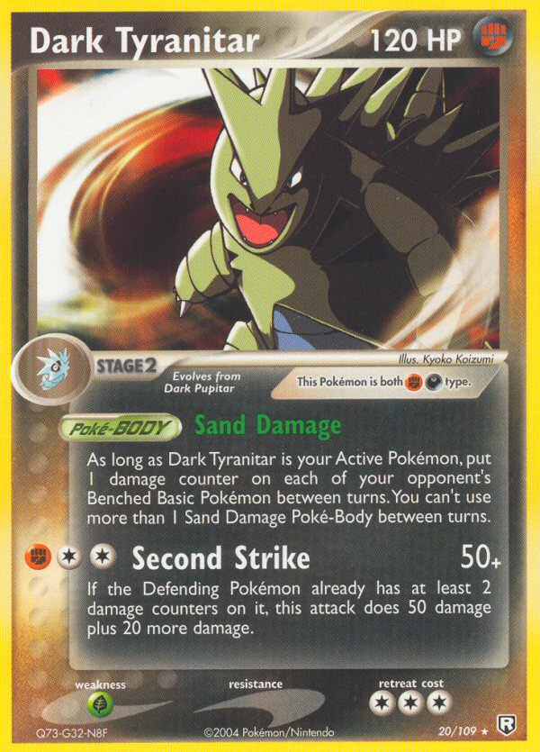 Dark Tyranitar (20/109) [EX: Team Rocket Returns] | Jack's On Queen