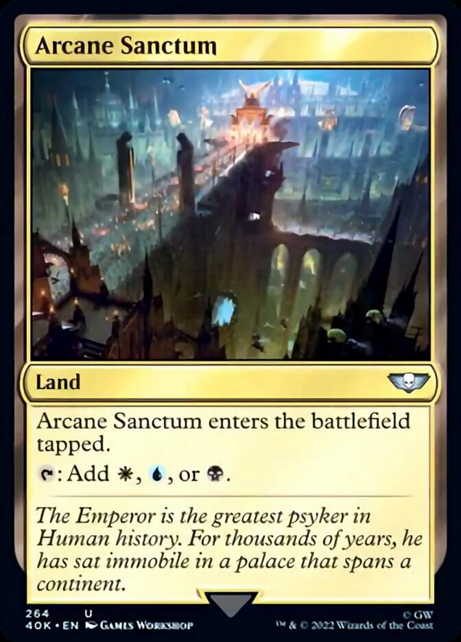 Arcane Sanctum (Surge Foil) [Universes Beyond: Warhammer 40,000] | Jack's On Queen