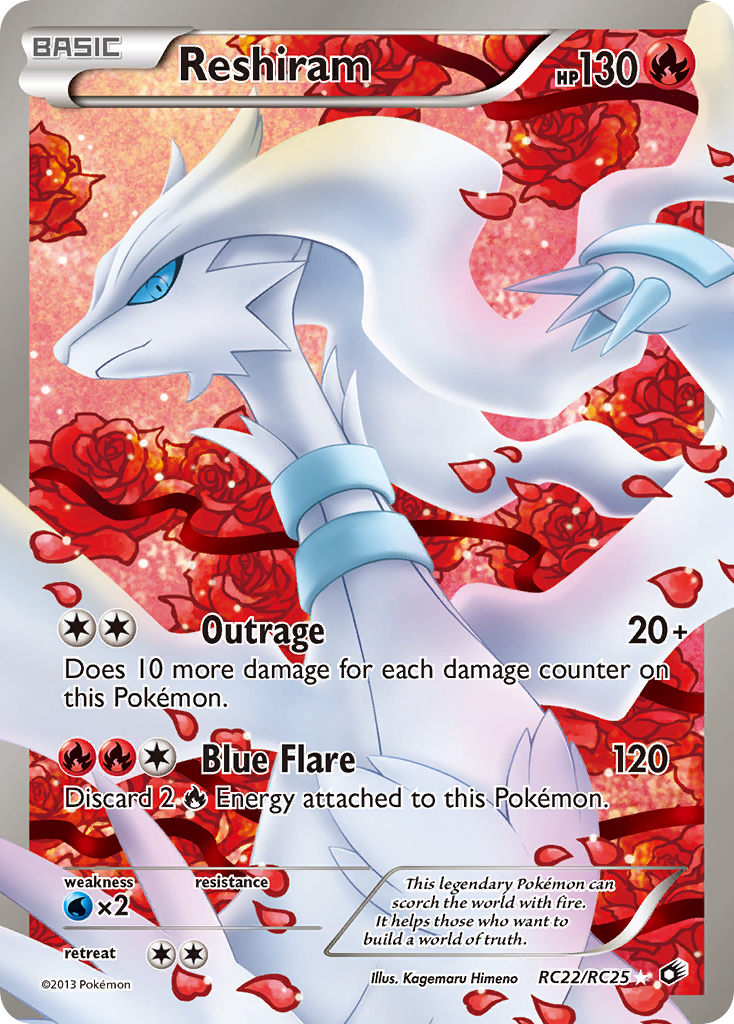 Reshiram (RC22/RC25) [Black & White: Legendary Treasures] | Jack's On Queen