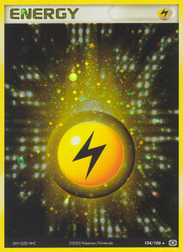 Lightning Energy (104/106) [EX: Emerald] | Jack's On Queen