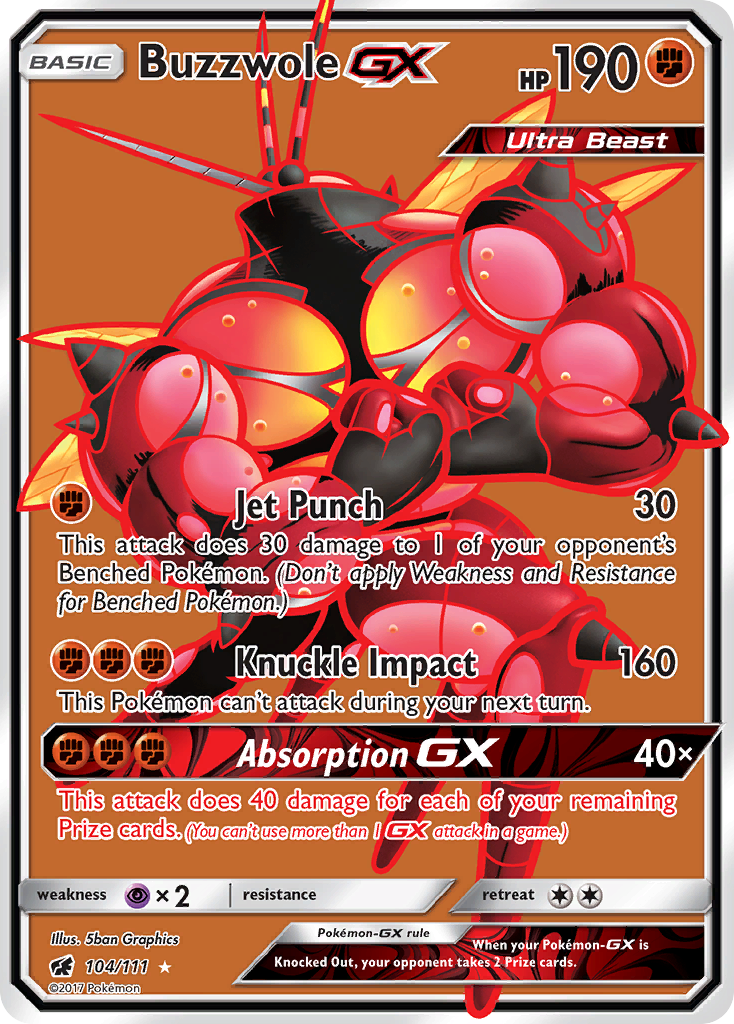 Buzzwole GX (104/111) [Sun & Moon: Crimson Invasion] | Jack's On Queen