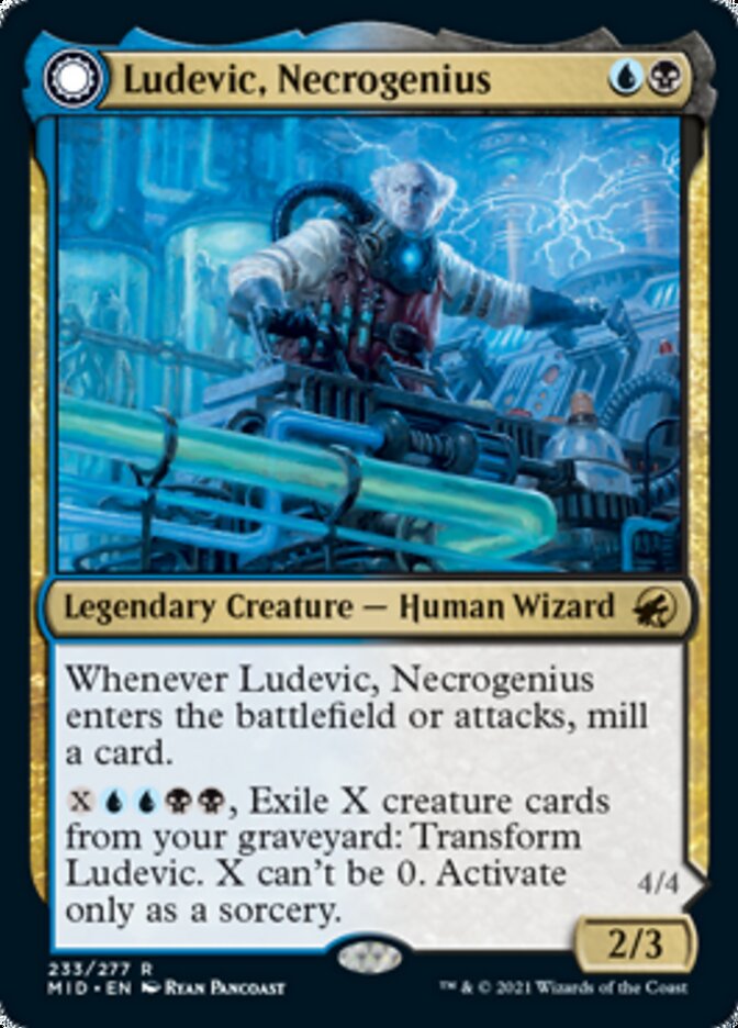 Ludevic, Necrogenius // Olag, Ludevic's Hubris [Innistrad: Midnight Hunt] | Jack's On Queen