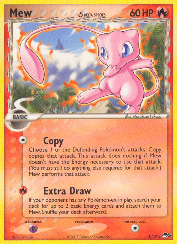 Mew (3/17) (Delta Species) [POP Series 5] | Jack's On Queen