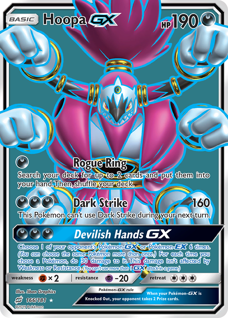 Hoopa GX (166/181) [Sun & Moon: Team Up] | Jack's On Queen