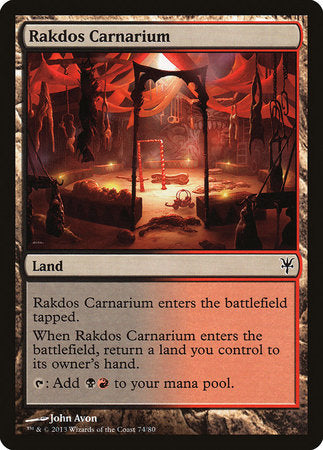 Rakdos Carnarium [Duel Decks: Sorin vs. Tibalt] | Jack's On Queen